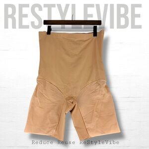 HONEYLOVE Women’s Size 2X Shaper Boning Structure Sculpt Mesh Mid-Waist Short